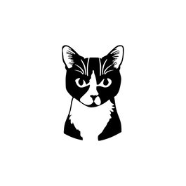 Wallity Cat 10 Accesorio Decorativo de Pared de Metal Negro